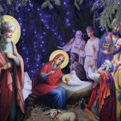 Дорогие братья и сёстры! Поздравляем Вас с Рождеством Христовым!